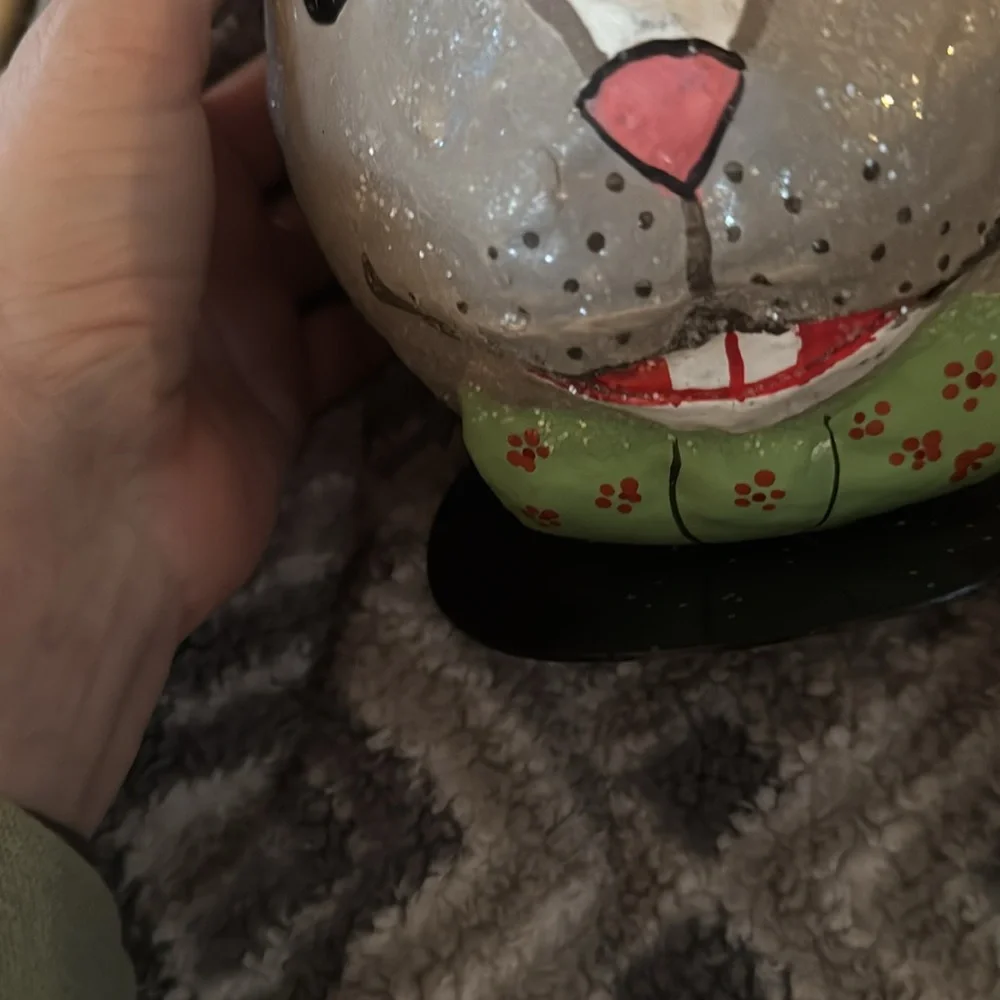 Plaster bunny Easter baskets
